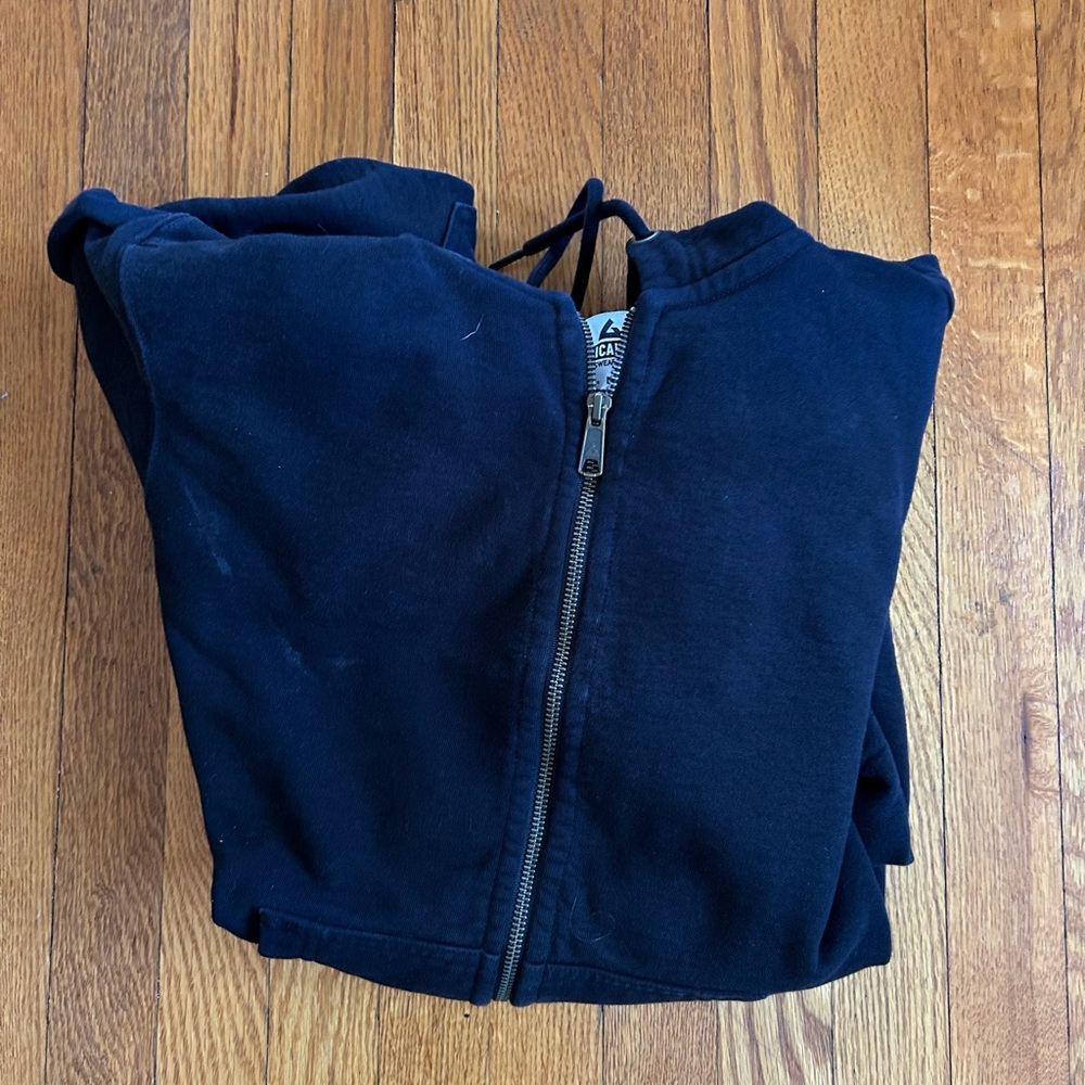 AMERICAN STANDARD black hoody good used condition size medium